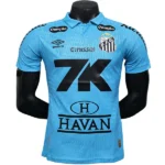 Santos FC Camiseta Edición Jugadores 2025 2026 Tercera Azul - Camiseta Santos Fc | 7camisetas
