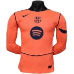 FC Barcelona Camiseta Edición Jugadores 2025 2026 Tercera Naranja - Camiseta Barcelona | 7camisetas
