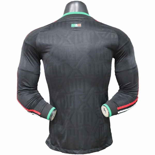 México Camiseta Edición Jugadores 2026 Tercera Negra - Camiseta Selección México | 7camisetas