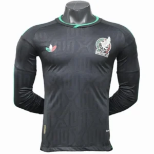 México Camiseta Edición Jugadores 2026 Tercera Negra - Camiseta Selección México | 7camisetas