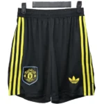 Manchester United Pantalones Edición Jugadores 2025 2026 Tercera Negro - Pantalón Manchester United | 7camisetas