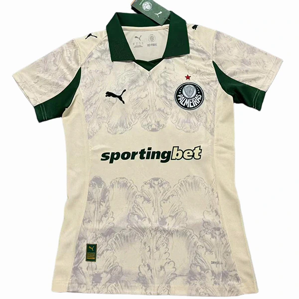 Tercera Mujer Camiseta Palmeiras 2025 2026 I Amarillo SE Palmeiras Mujer Camiseta 2025 2026 Tercera Amarilla - Camiseta SE Palmeiras Mujer | 7camisetas