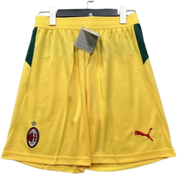 AC Milan Pantalones 2025 2026 Tercera Amarillo - Pantalón AC Milan | 7camisetas