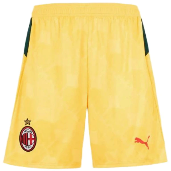 Tercera Pantalones AC Milan 2025 2026 Amarillo AC Milan Pantalones 2025 2026 Tercera Amarillo - Pantalón AC Milan | 7camisetas