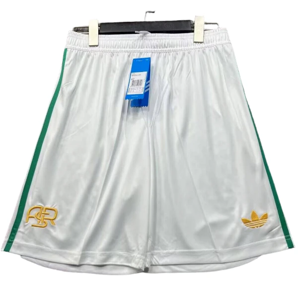 AS Roma Pantalones 2025 2026 Tercera Blanco - Pantalón AS Roma | 7camisetas