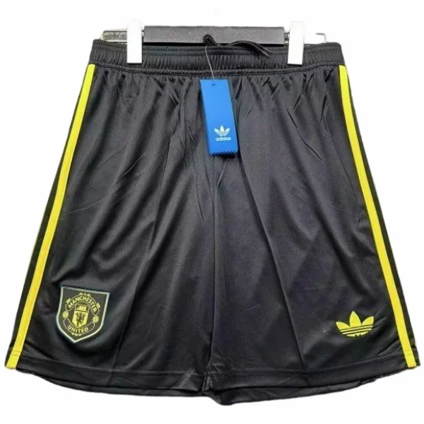 Manchester United Pantalones 2025 2026 Tercera Negro - Pantalón Manchester United | 7camisetas