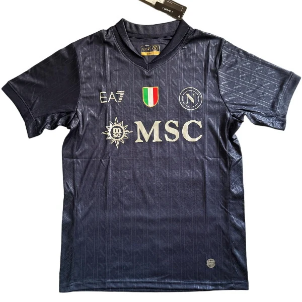 SSC Napoli Camiseta 2025 2026 Tercera Negra - Camiseta Serie A SSC Napoli | 7camisetas
