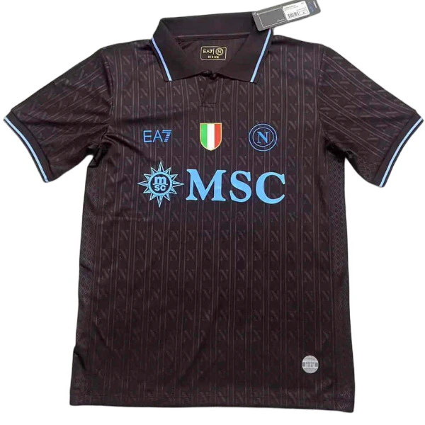SSC Napoli Camiseta 2025 2026 Tercera Negra - Camiseta Serie A SSC Napoli | 7camisetas