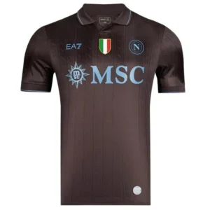 SSC Napoli Camiseta 2025 2026 Tercera Negra - Camiseta Serie A SSC Napoli | 7camisetas