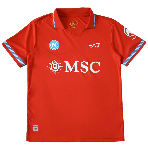 SSC Napoli Camiseta 2026 2027 Tercera Roja - Camiseta Serie A SSC Napoli | 7camisetas