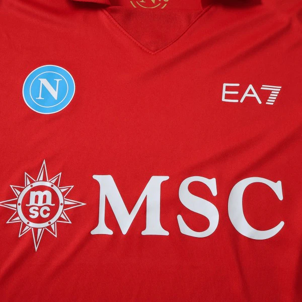 SSC Napoli Camiseta 2026 2027 Tercera Roja - Camiseta Serie A SSC Napoli | 7camisetas